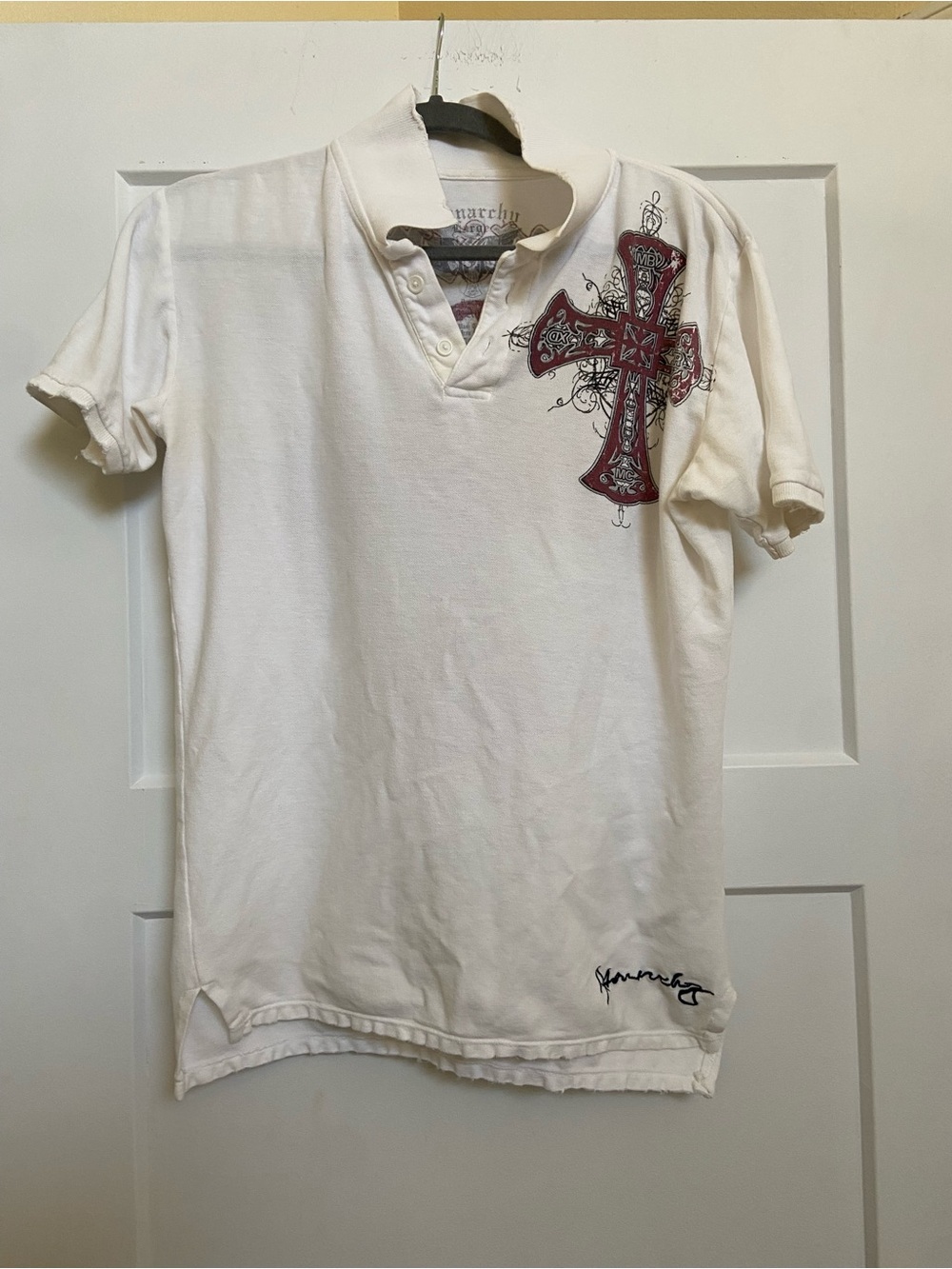 Monarchy Polo Vintage with Red Cross Graphic